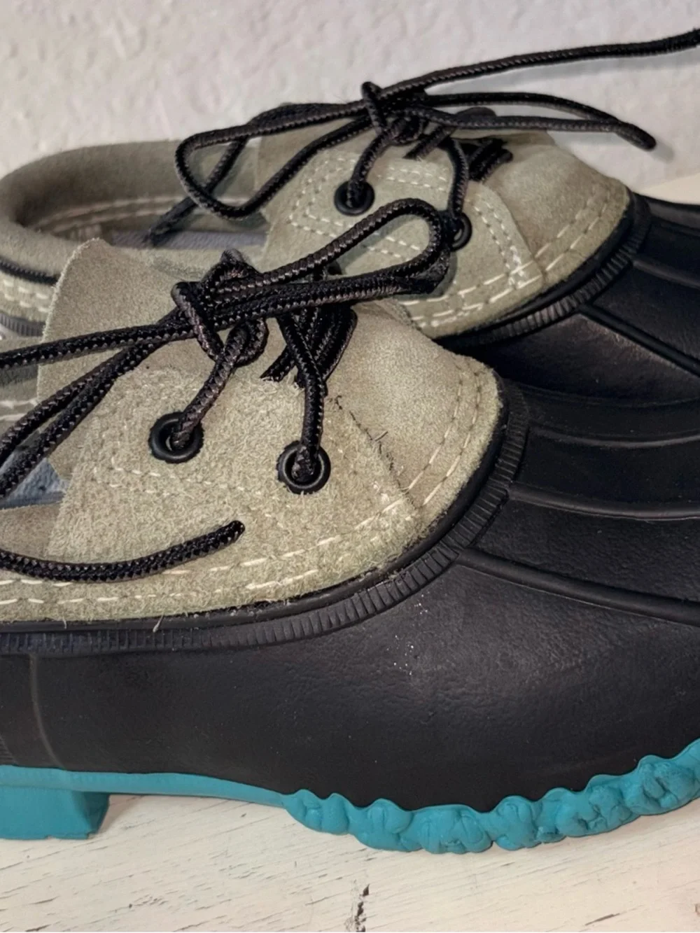 ☔️🦆L.L. Bean Classic Bean Boots Preppy Rain Waterproof Duck Shoes EUC 8.5 - Picture 13 of 15